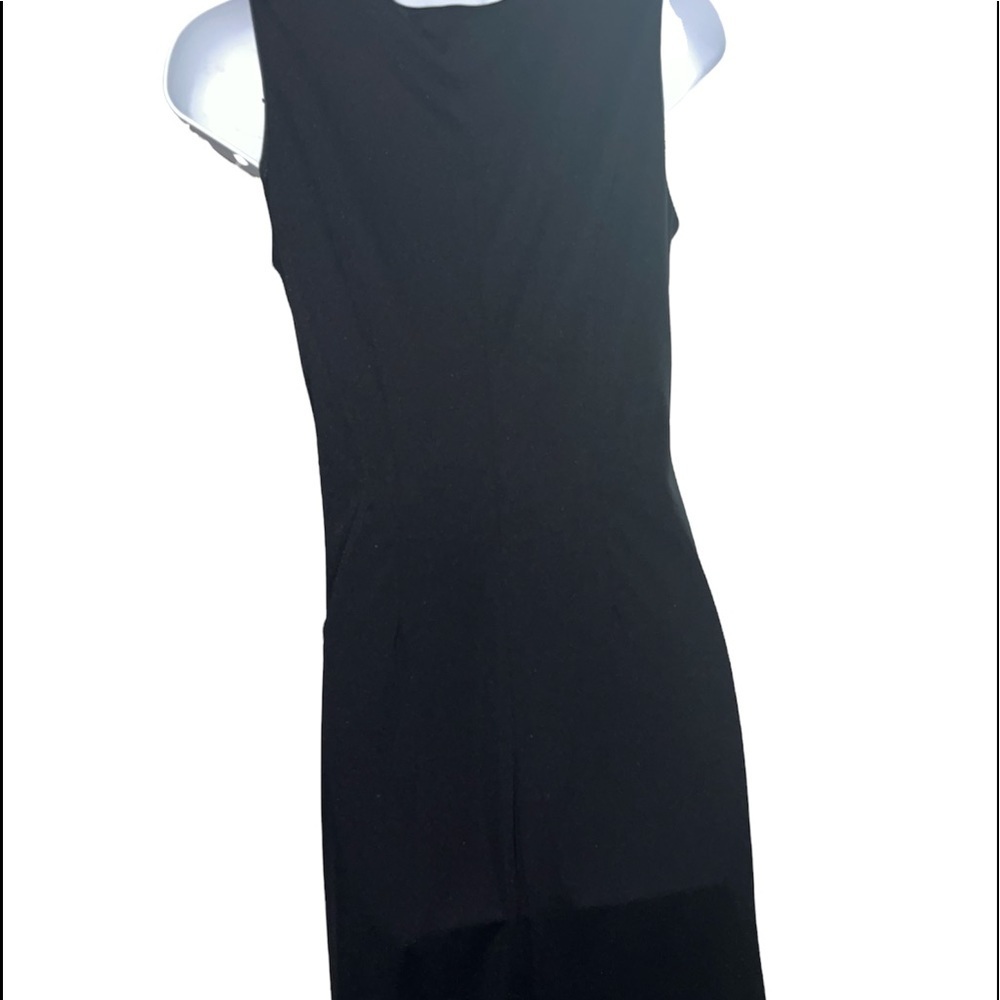 Chris McLaughlin Black & Blue Size 4 Dress - Picture 6 of 14